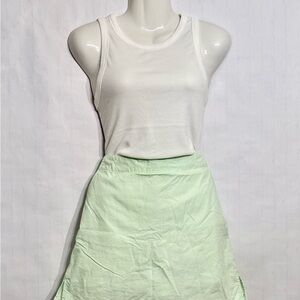 Lady Hagen Light Green A-Line Skirt - Soft Pastel